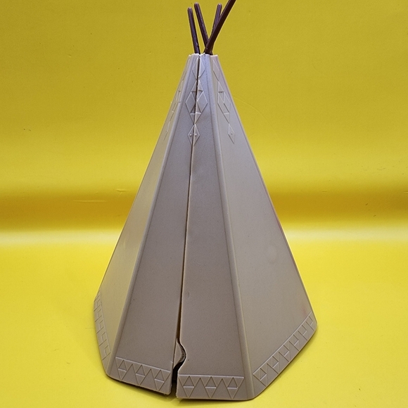 Vintage Teepee Indian Native American Tent from Playmobil 3483 Plastic - Picture 2 of 5